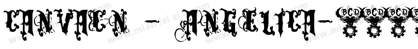 caNvaCN - ANgElica字体转换